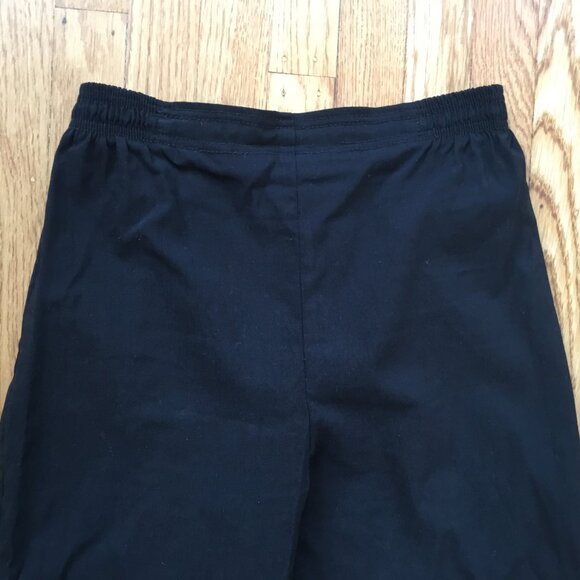 Vintage A La Mode by Xiao Black Rayon Nylon Pants M - Picture 3 of 5